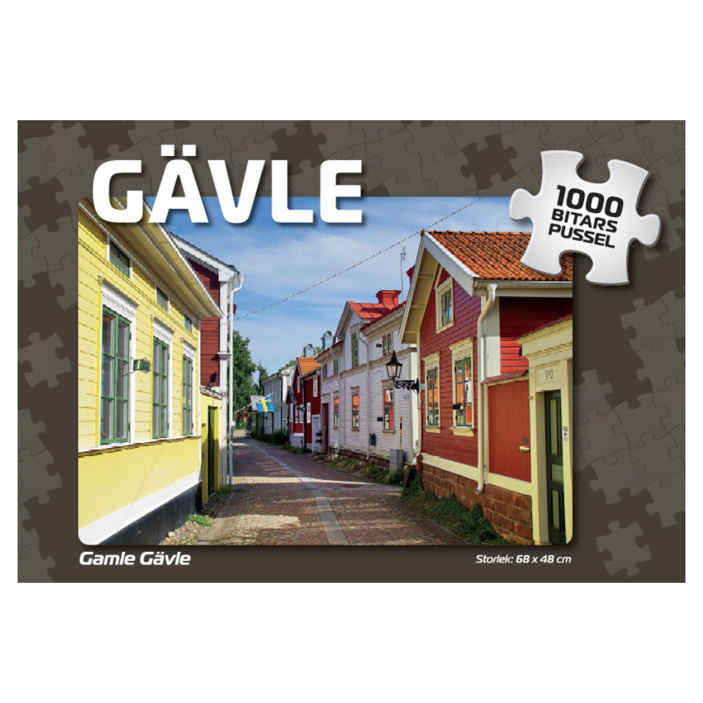 Palapeli: Gamla Gävle 1000 Palaa