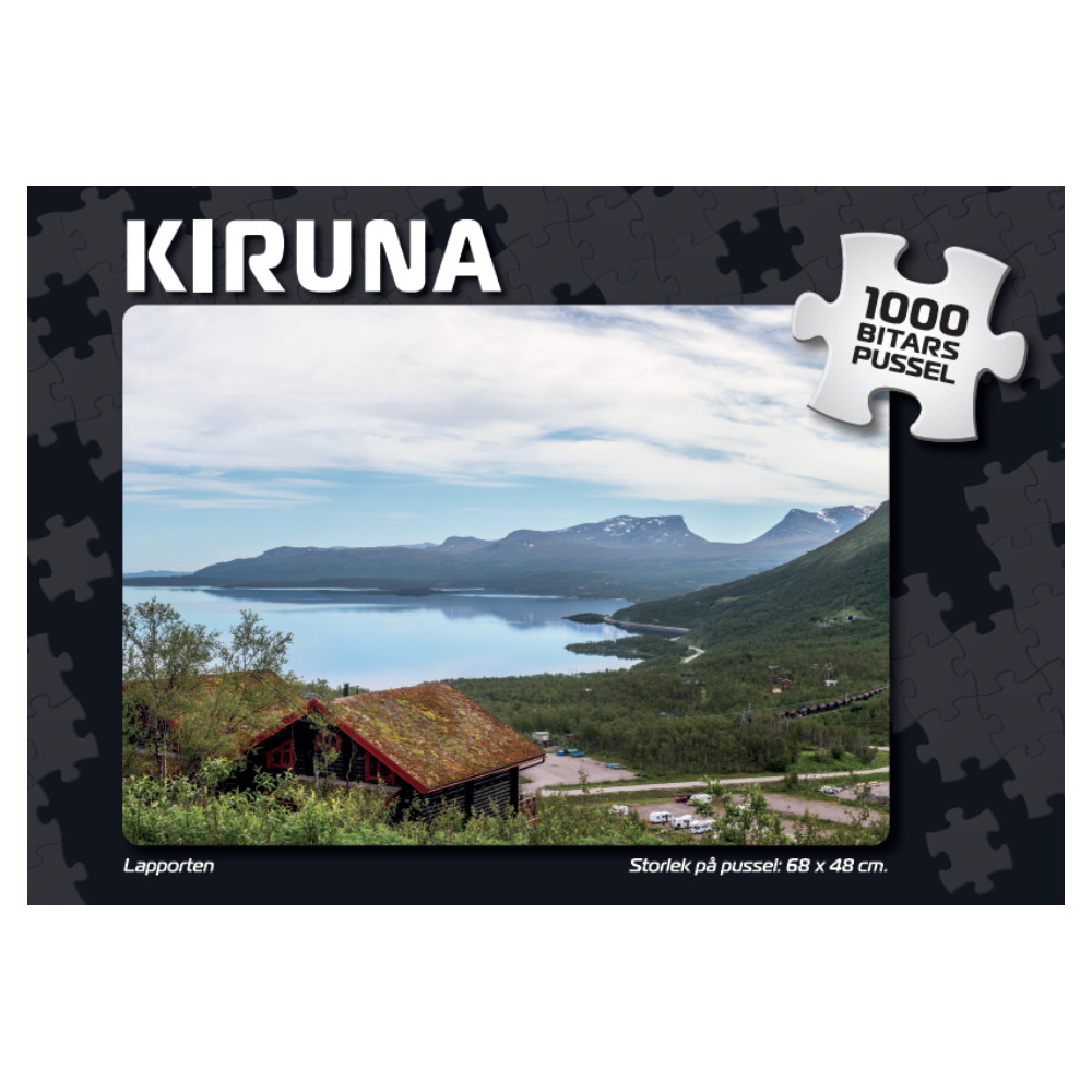 Palapeli: Kiruna Lapporten 1000 Palaa