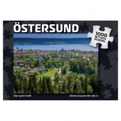 Palapeli: Östersund Stad i grönt & blått 1000 Palaa