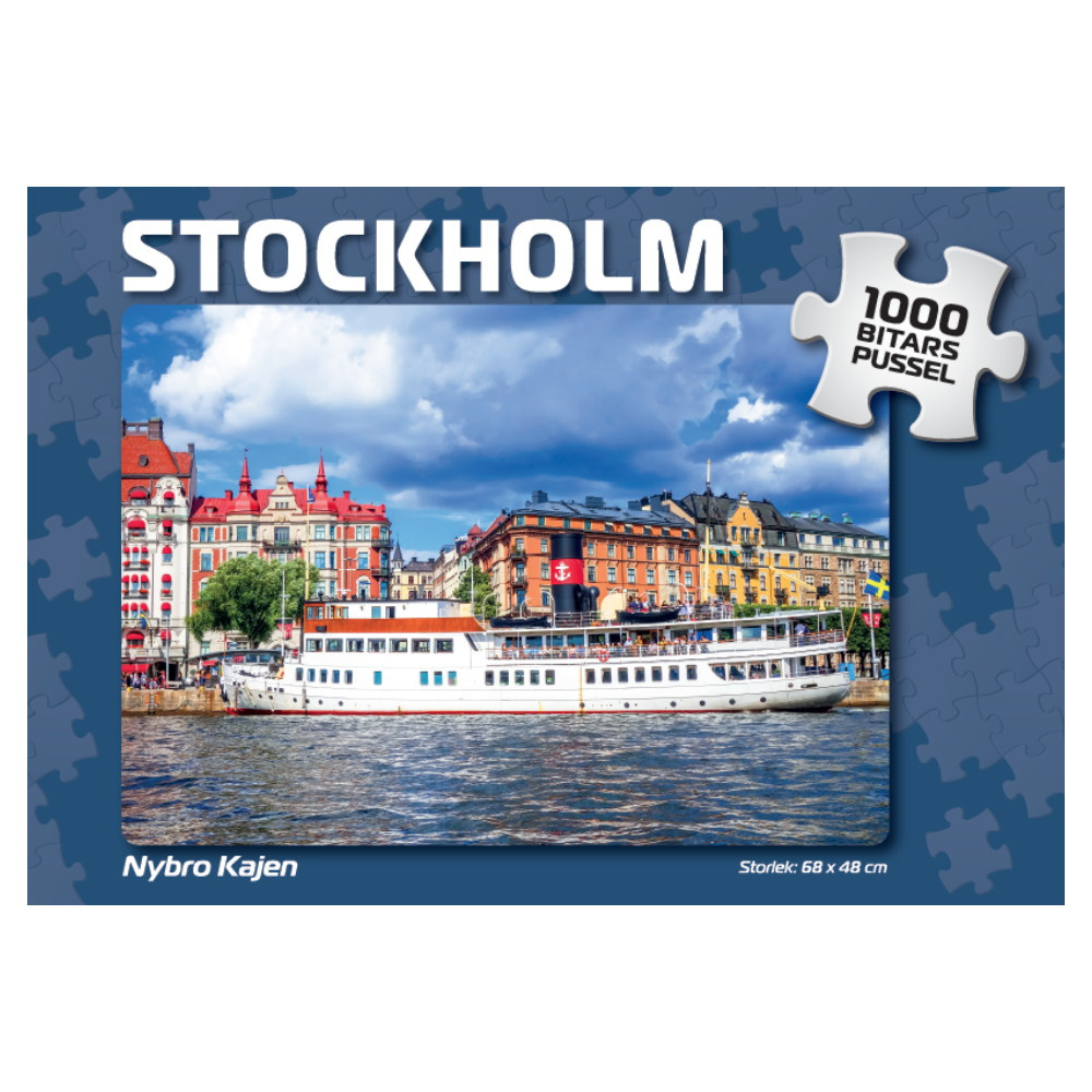 Palapeli: Stockholm Nybro Kajen 1000 Palaa