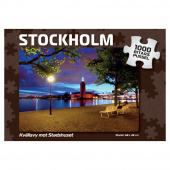 Palapeli: Stockholm Kvällsvy mot Stadshuset 1000 Palaa Palapeli: Stockholm Kvällsvy mot Stadshuset 1000 Palaa