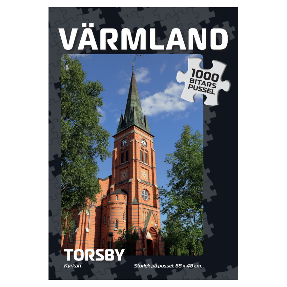 Palapeli: Torsby Kyrkan 1000 Palaa