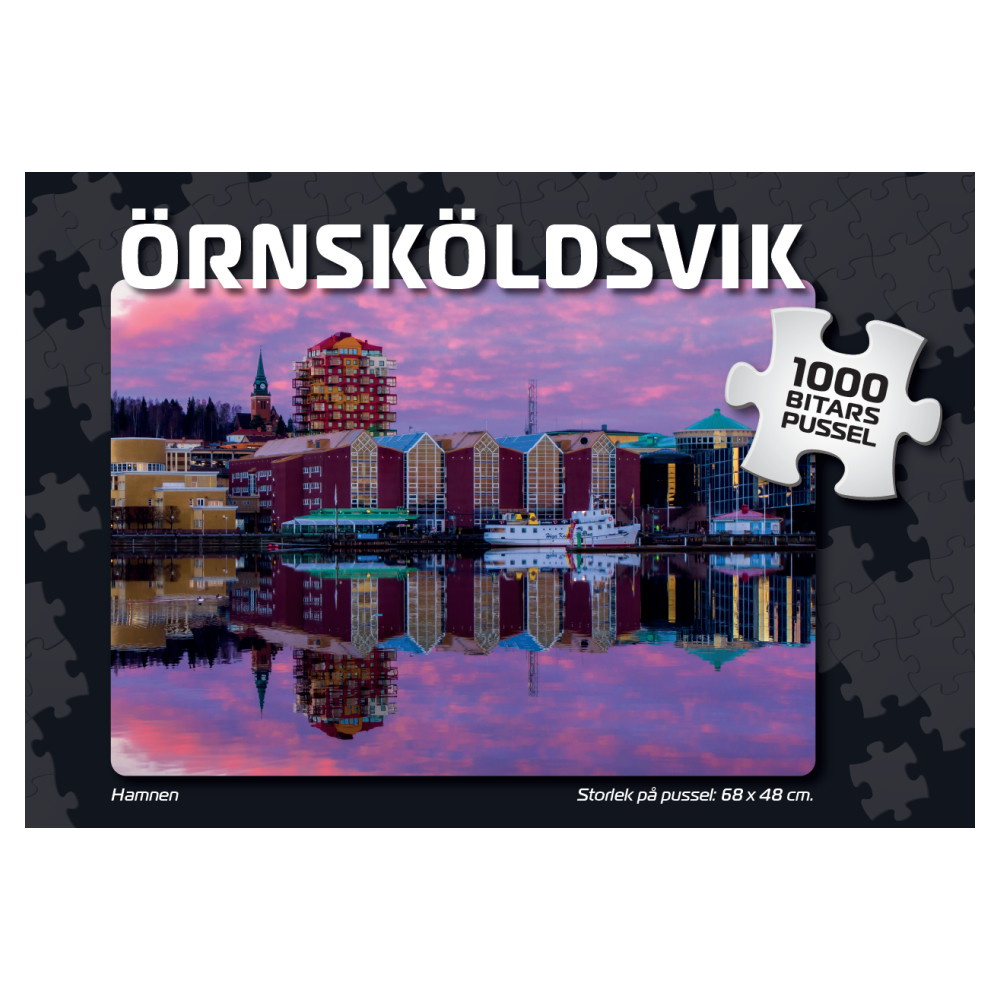 Palapeli: Örnsköldsvik Hamnen 1000 Palaa