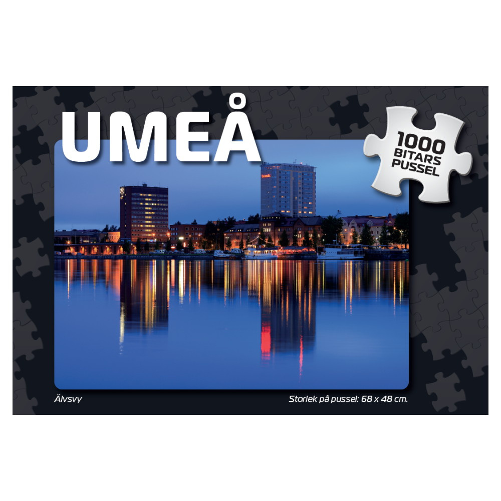 Palapeli: Umeå Älvsvy 1000 Palaa