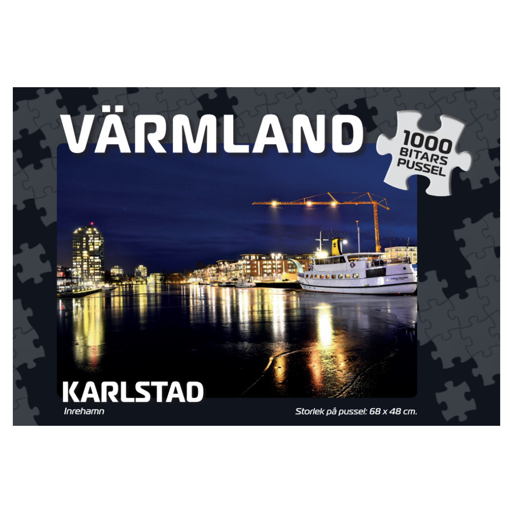 Palapeli: Karlstad Inrehamn 1000 Palaa