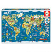 Educa: World Map 200 Palaa Educa: World Map 200 Palaa