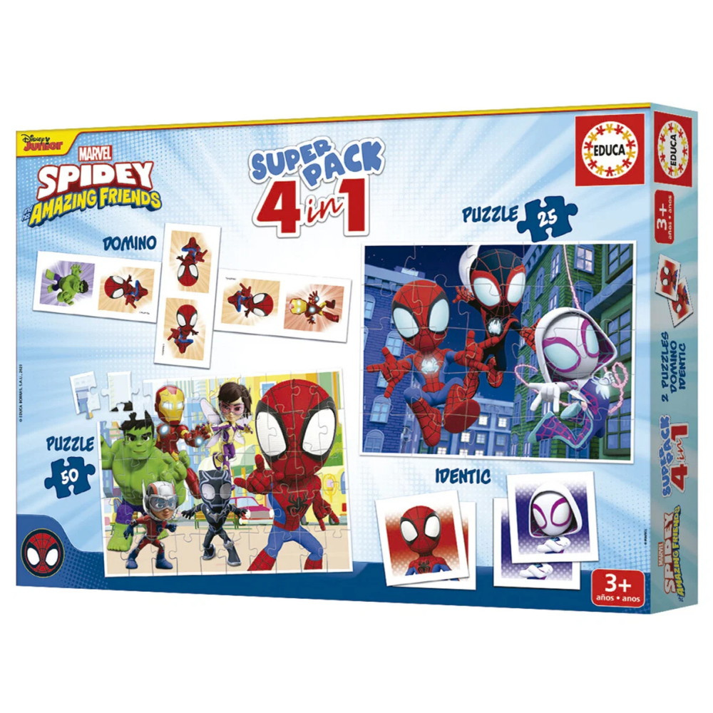 Marvel Spidey and his Amazing Friends - Super Pack 4in1