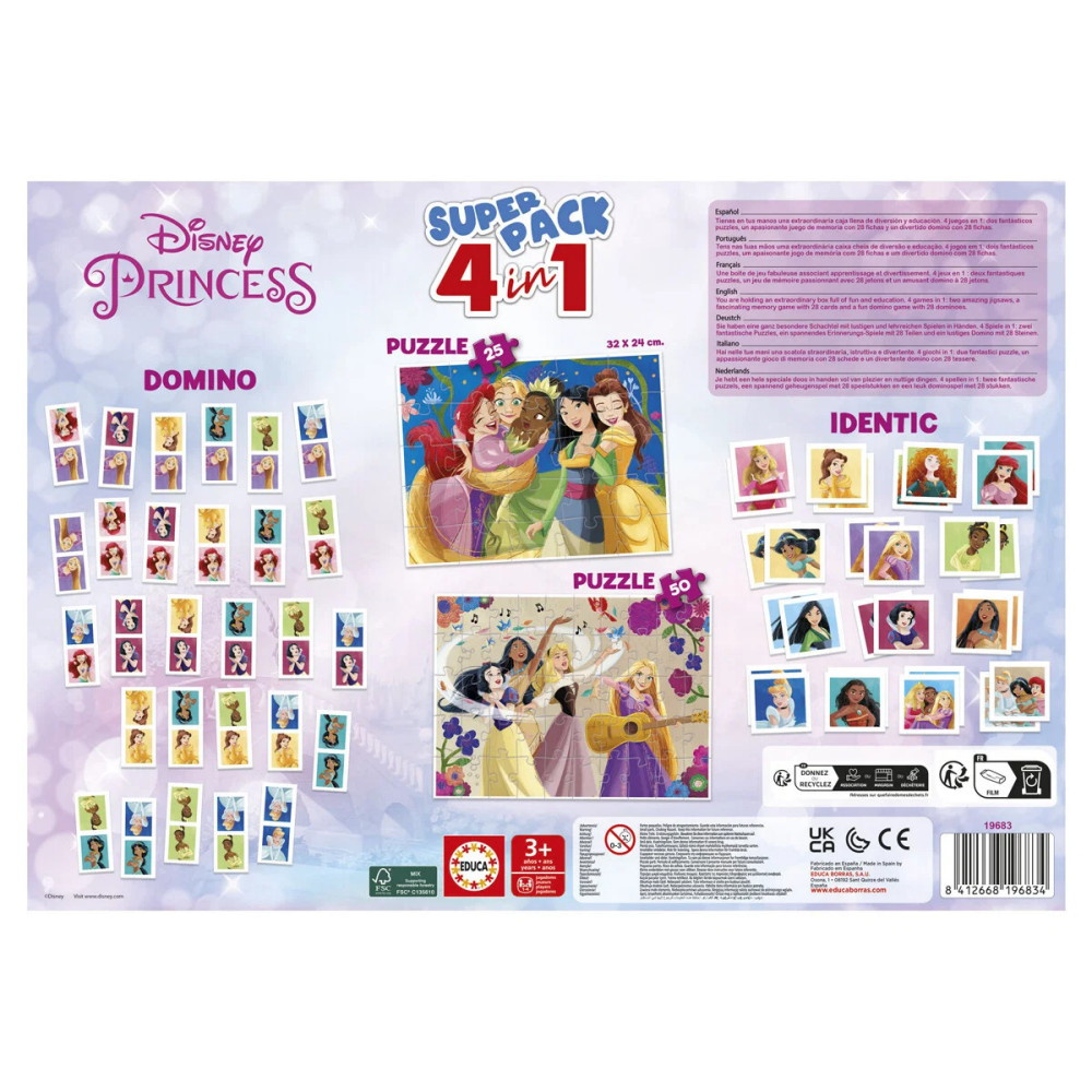 Disney Princess - Super Pack 4in1