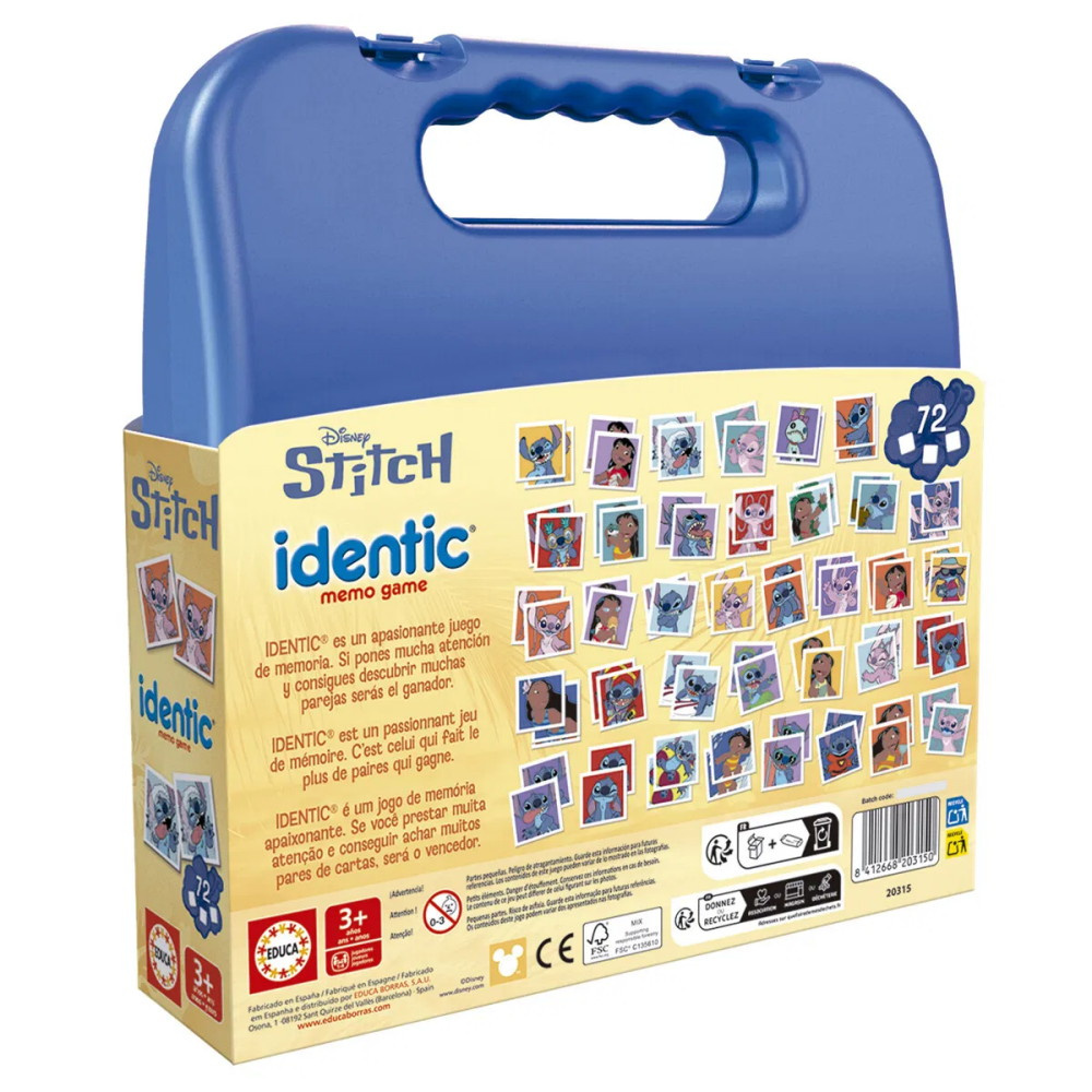 Disney Stitch Identic Memo Game