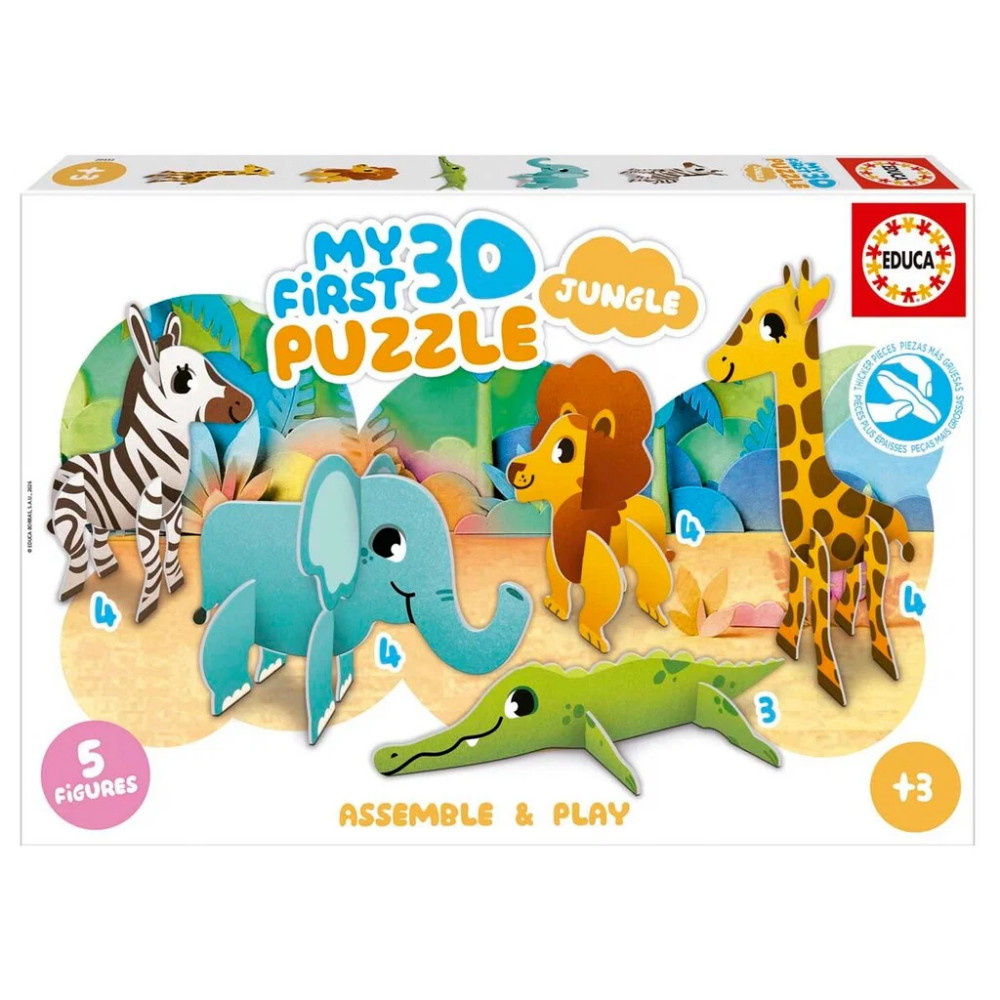 Educa My First 3D Puzzle - Jungle 19 Palaa