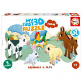 Educa My First 3D Puzzle - Farm 18 Palaa Educa My First 3D Puzzle - Farm 18 Palaa