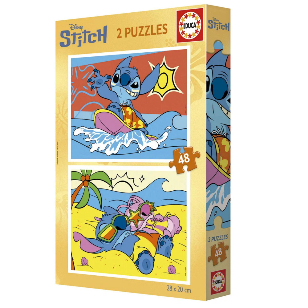 Educa Disney Stitch 2 x 48 Palaa