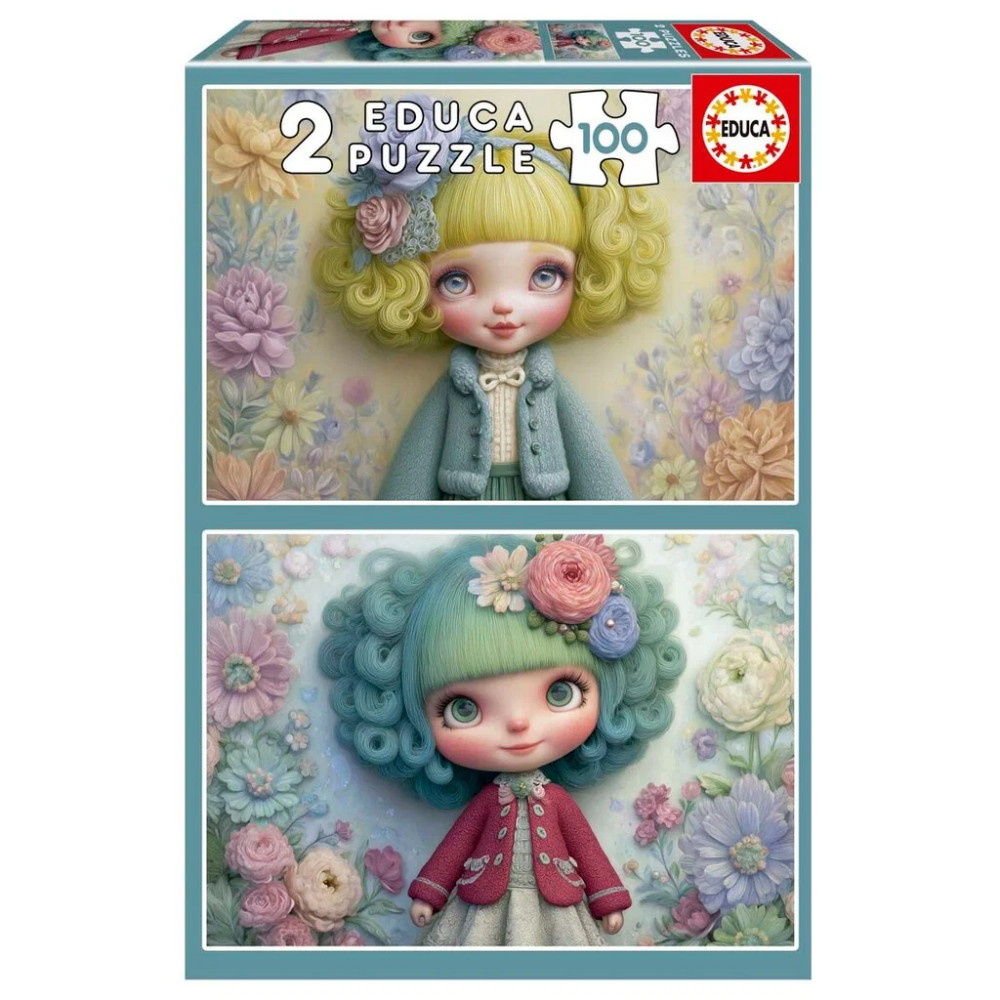 Educa: Flower girls 2 x 100 Palaa