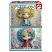 Educa: Flower girls 2 x 100 Palaa Educa: Flower girls 2 x 100 Palaa