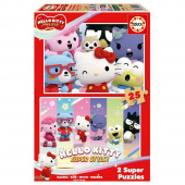 Educa Palapeli: Hello Kitty Super Style 2 x 25 Palaa Educa Palapeli: Hello Kitty Super Style 2 x 25 Palaa