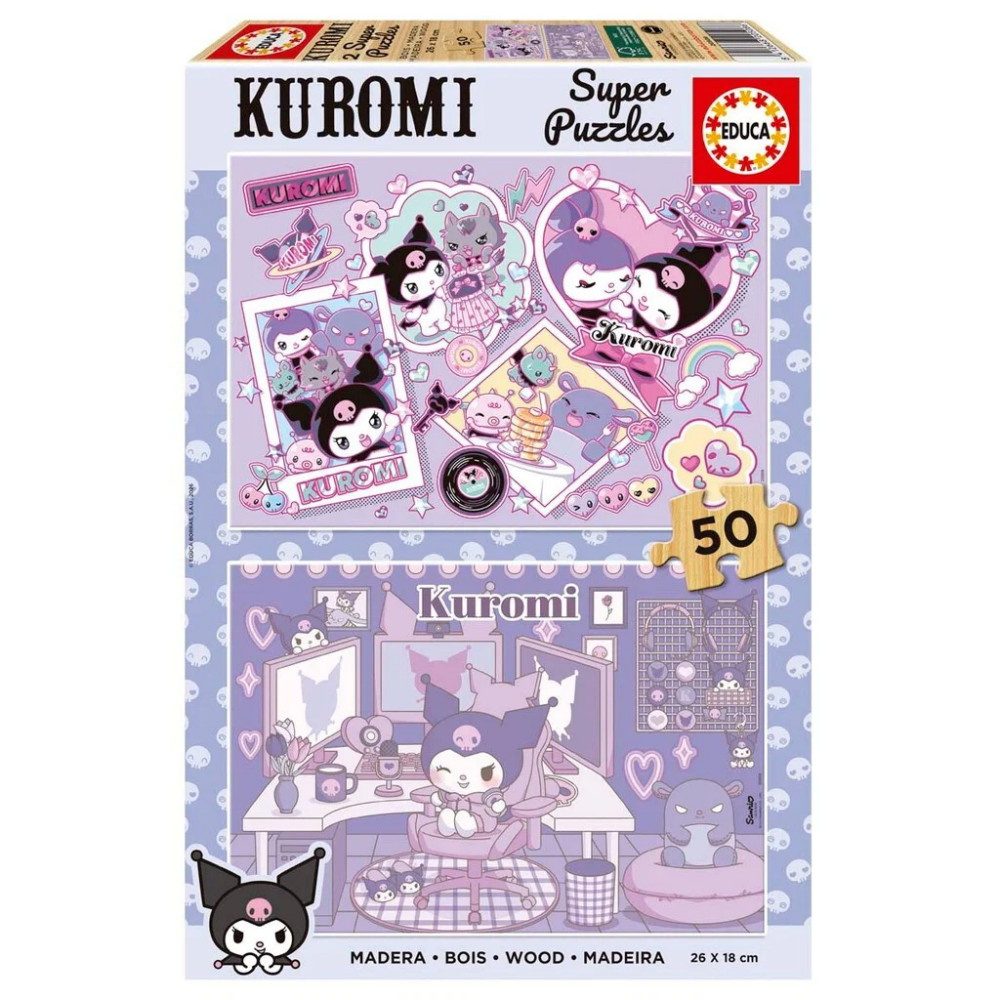 Educa Palapeli: Kuromi 2 x 50 Palaa