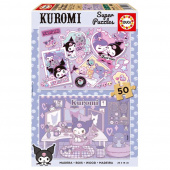 Educa Palapeli: Kuromi 2 x 50 Palaa Educa Palapeli: Kuromi 2 x 50 Palaa