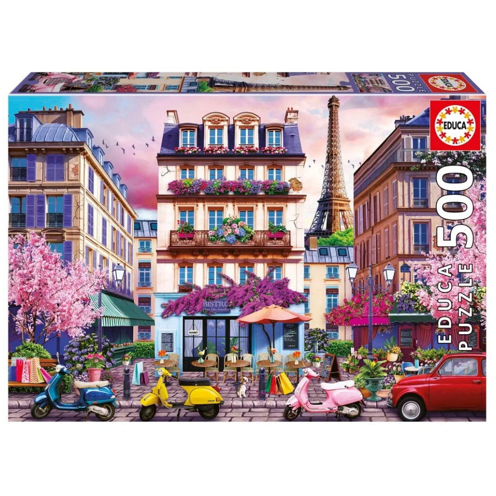 Educa Palapeli: Paris Shopping District 500 Palaa