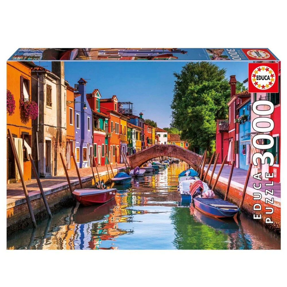 Educa Palapeli: Burano, Italy 3000 Palaa