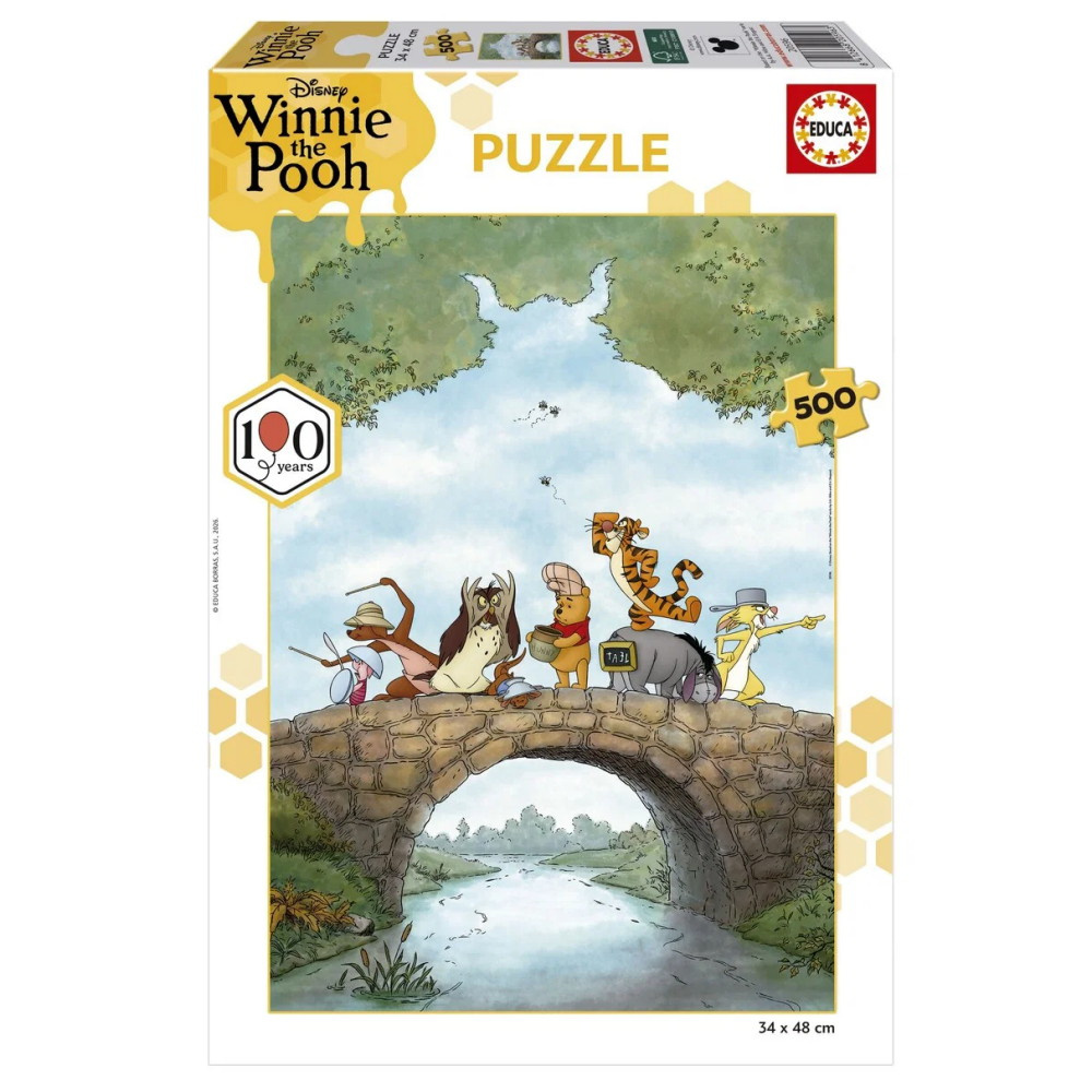 Educa Palapeli: Winnie The Pooh 100 Years 500 Palaa