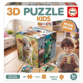 Educa 3D Palapeli Kuutio Kids - Baby Animals 54 Palaa Educa 3D Palapeli Kuutio Kids - Baby Animals 54 Palaa