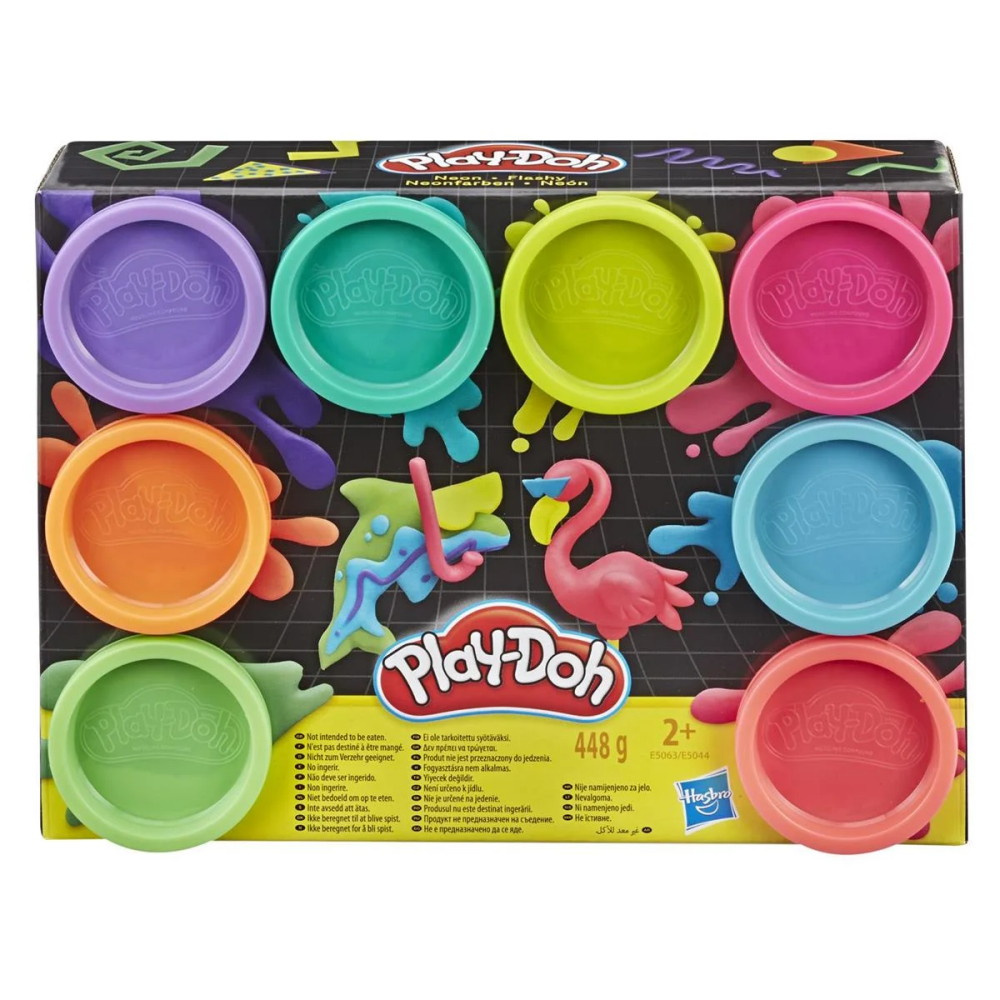 Play-Doh Neon 8-pakkaus