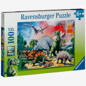 Ravensburger: Dinosaurier 100 palaa XXL