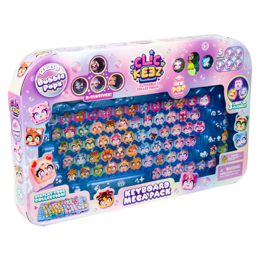 Clickeez Keyboard Mega Pack - Klikattavat Keräilyesineet Serie 3
