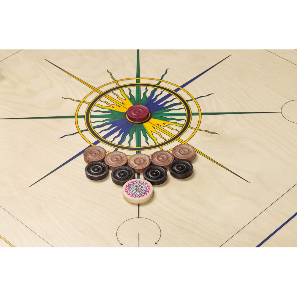 Carrom Superior Blue-Yellow-Green