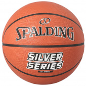 Spalding Silver Series Rubber Basketball sz 6 Spalding Silver Series Rubber Basketball sz 6