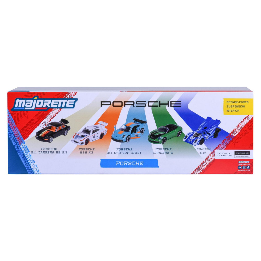 Majorette Porsche 5-Pack