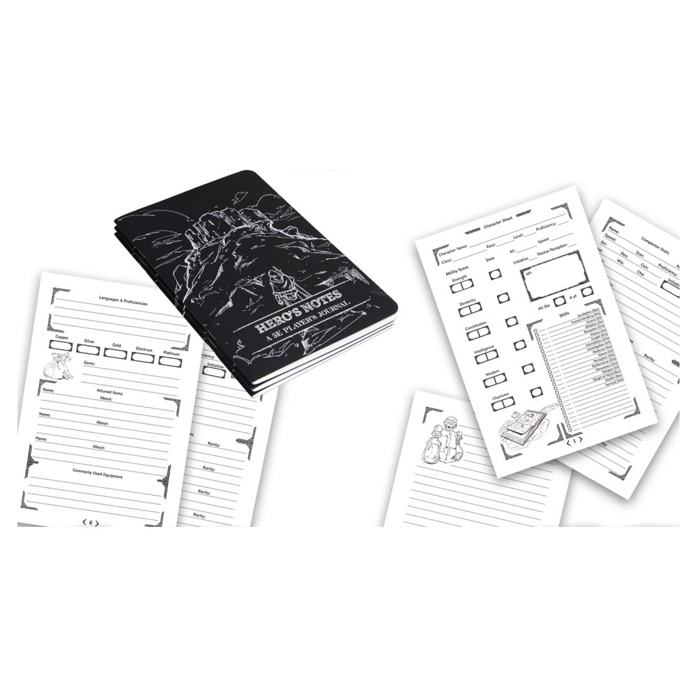 Dungeon Notes: A 5E Player's Journals