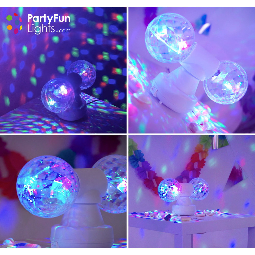 PFL Double Rotating Multi Color Party Light