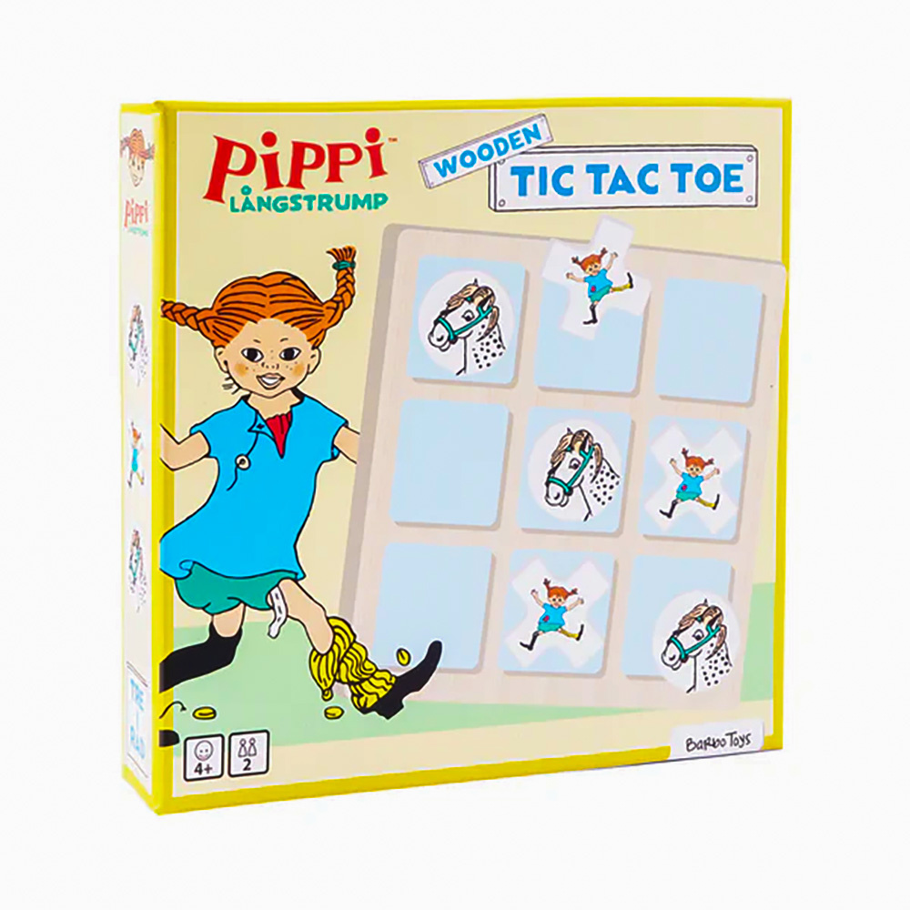 Pippi Tic Tac Toe Wood