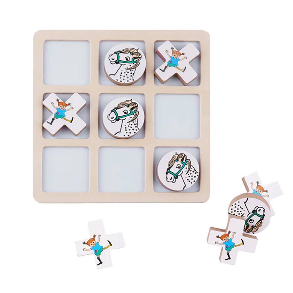 Pippi Tic Tac Toe Wood