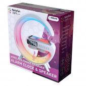 PFL Wireless Phone Charger Alarm Clock & Speaker PFL Wireless Phone Charger Alarm Clock & Speaker