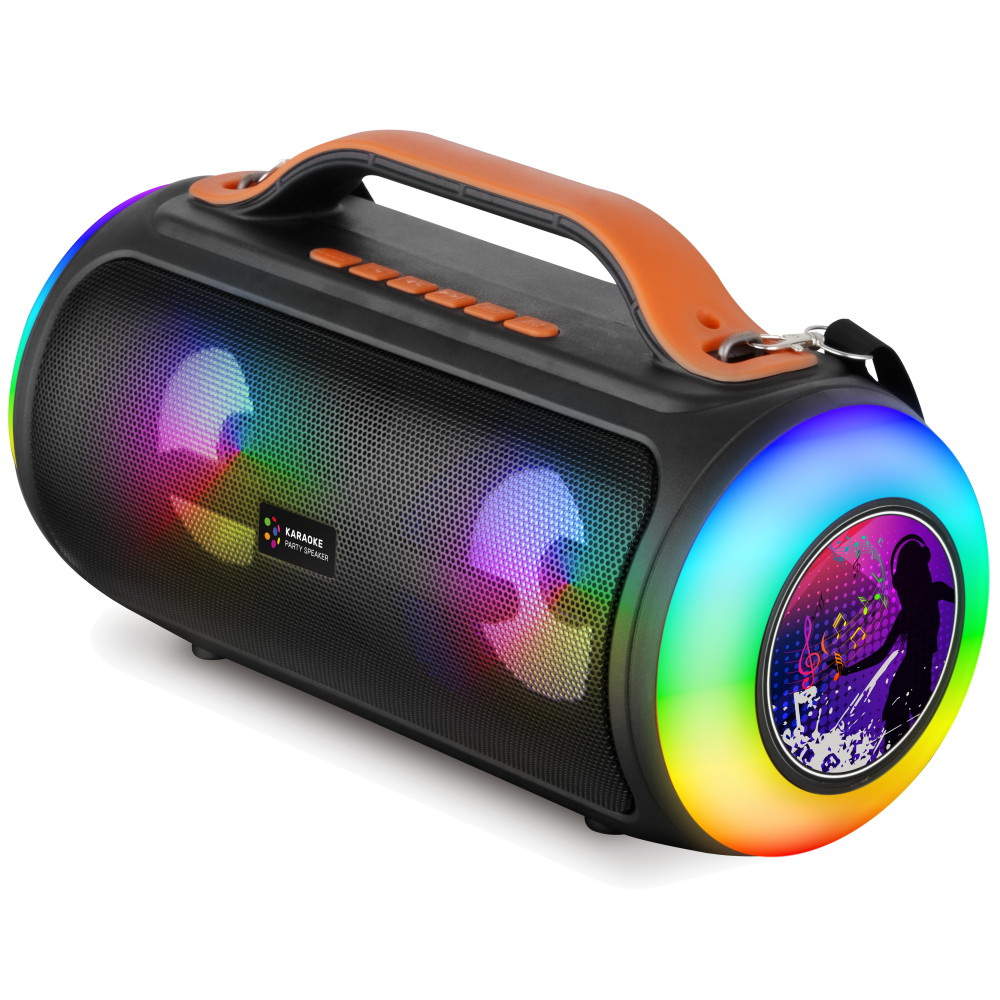 PFL Karaoke Party Speaker Musta Ja Oranssi