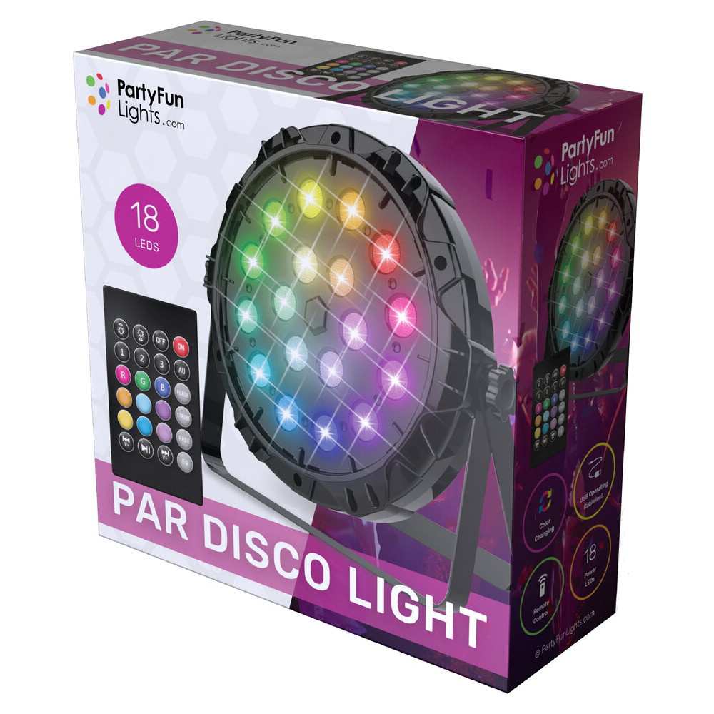 PFL 18 LED PAR Disco Light with Remote Control