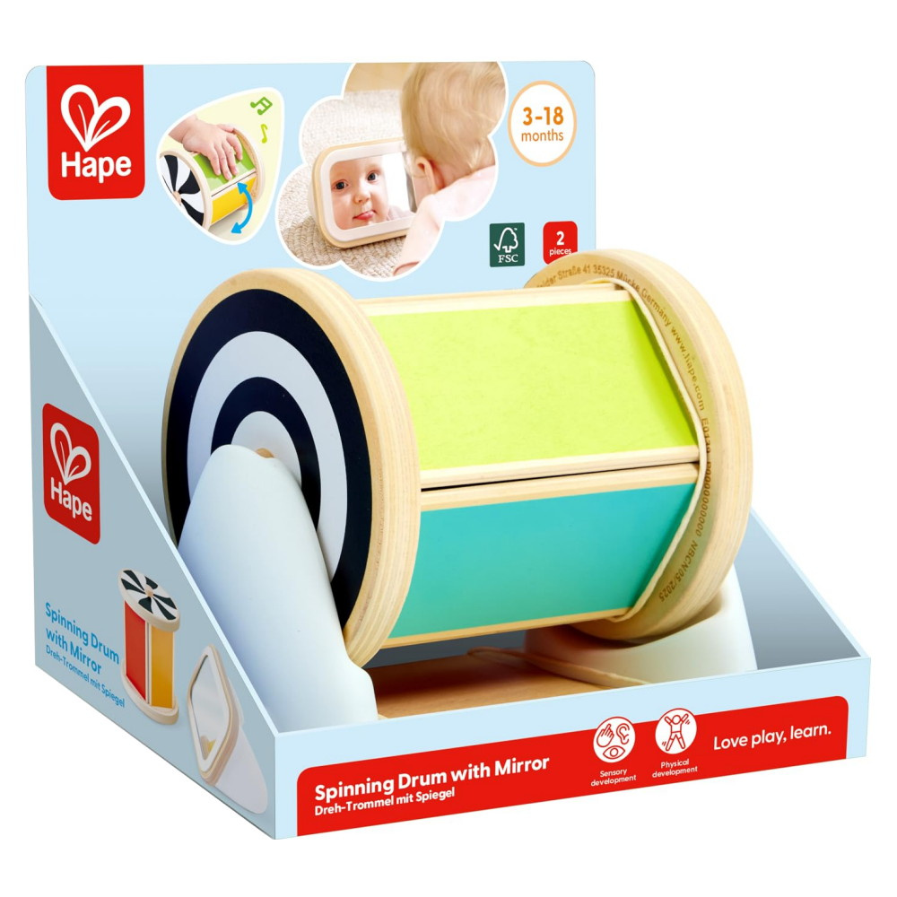 Hape Pyörivä rumpu, jossa on peili