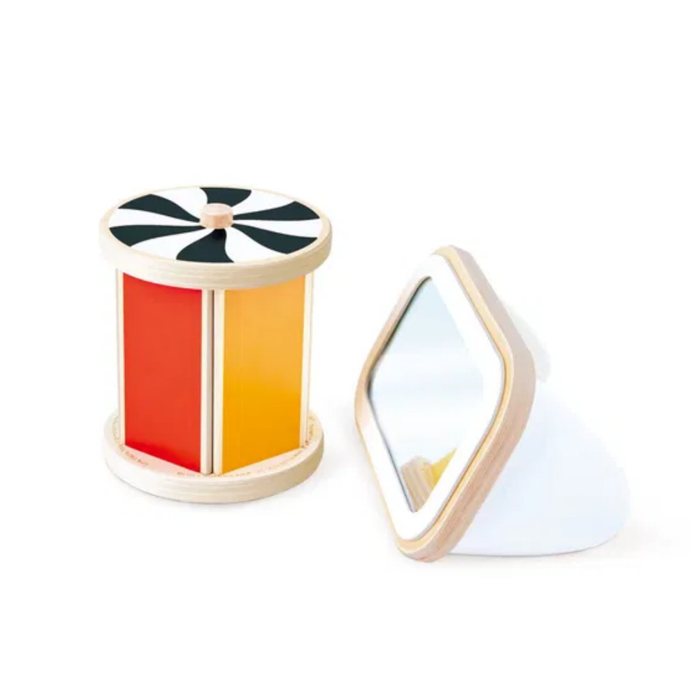 Hape Pyörivä rumpu, jossa on peili