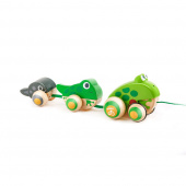 Hape Pull-Along Frog Family Hape Pull-Along Frog Family