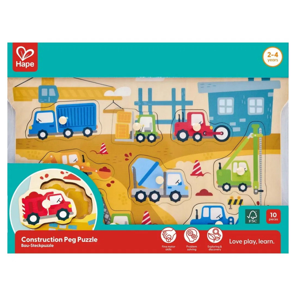 Nuppipalapeli - Rakennusajoneuvot 10 Palaa