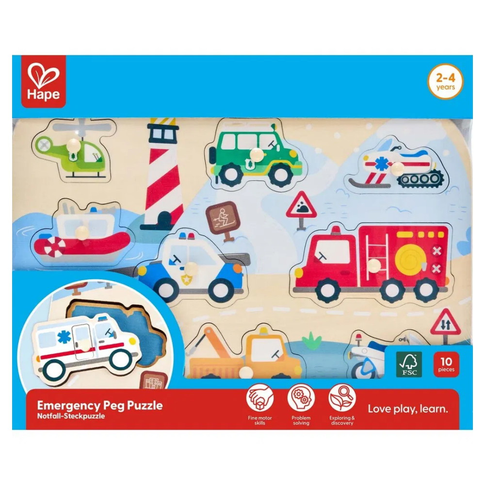 Nuppipalapeli - Hätäajoneuvot 10 Palaa