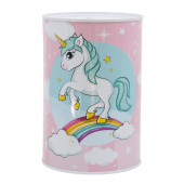 Tin piggy bank - Unicorn Tin piggy bank - Unicorn