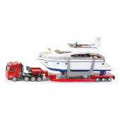 Siku Super 1:87 - MAN Heavy haulage transporter with yacht Siku Super 1:87 - MAN Heavy haulage transporter with yacht