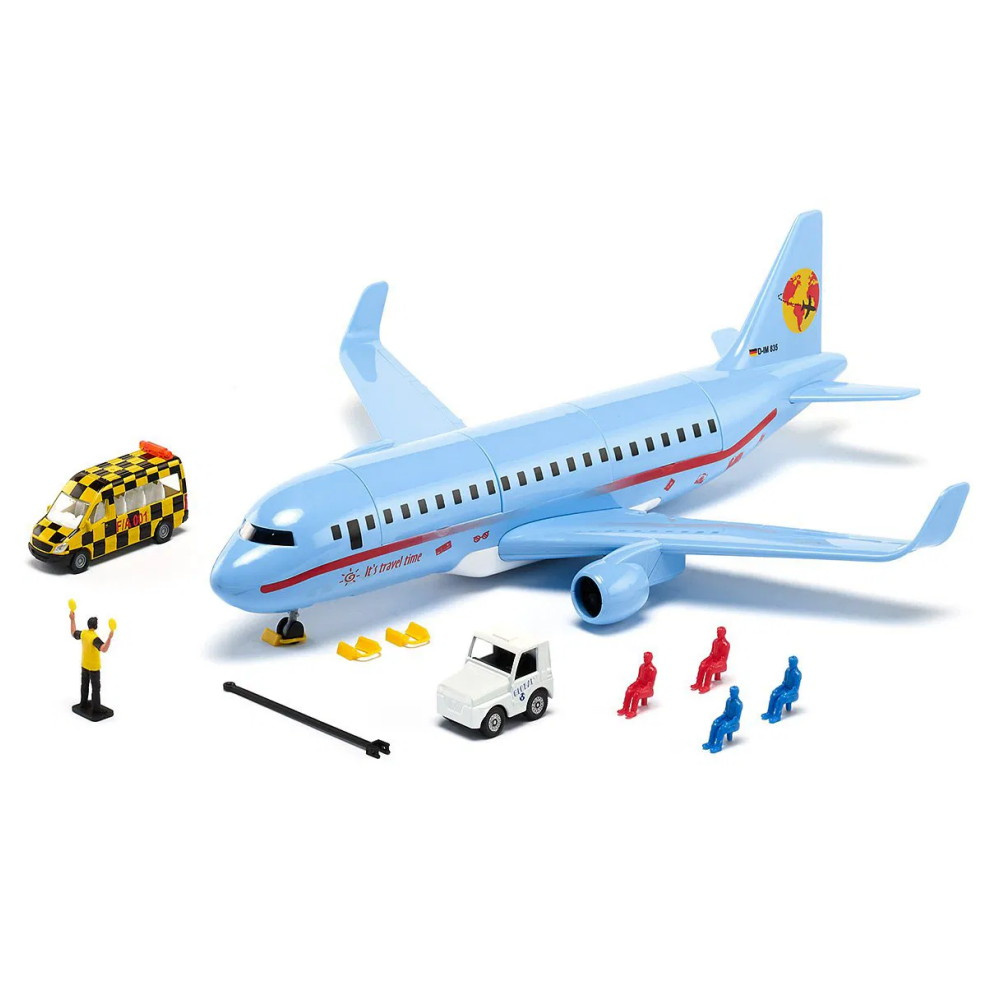 Siku World - Commercial aircraft with accessories