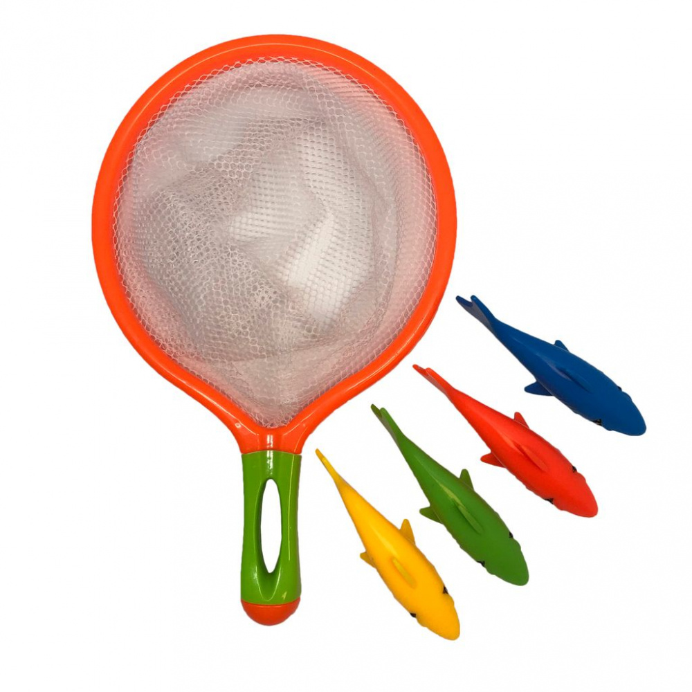 Diving Shark and Net