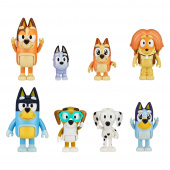 The Bluey family and Bluey's friends figures, 8 pcs The Bluey family and Bluey's friends figures, 8 pcs