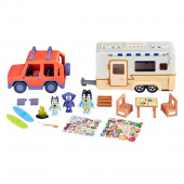Bluey camping playset with 4WD and caravan
