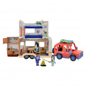 Bluey camping playset with 4WD and caravan